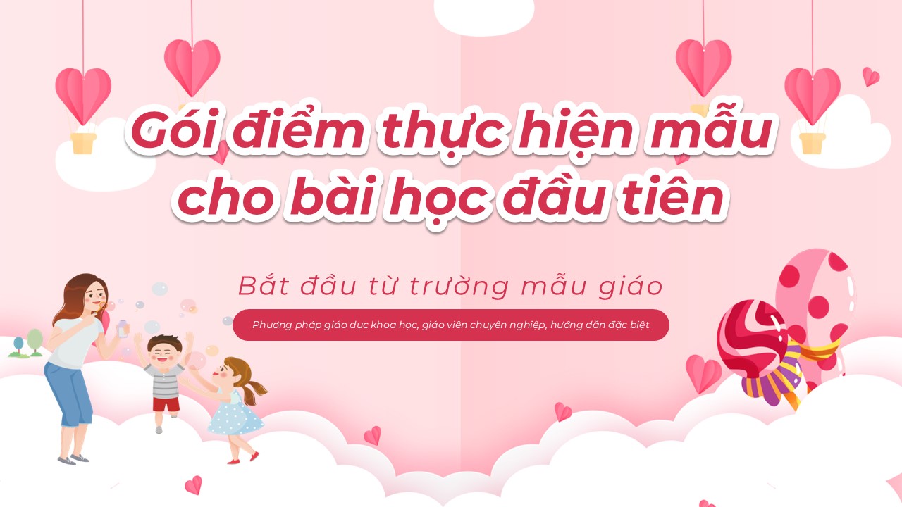 Powerpoint mẫu báo cáo biện pháp bài học đầu