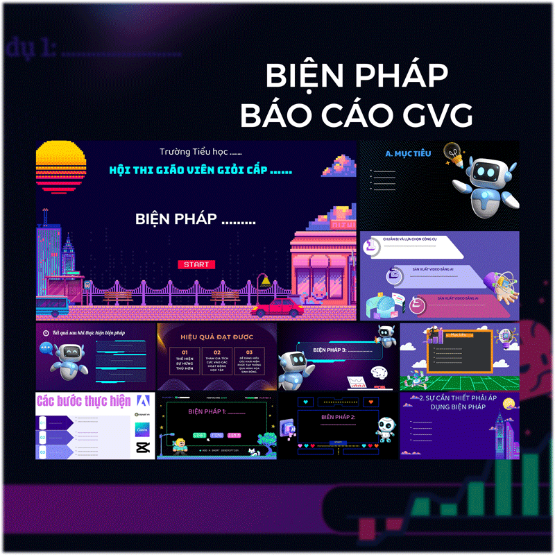 Powerpoint báo cáo biện pháp giáo viên giỏi